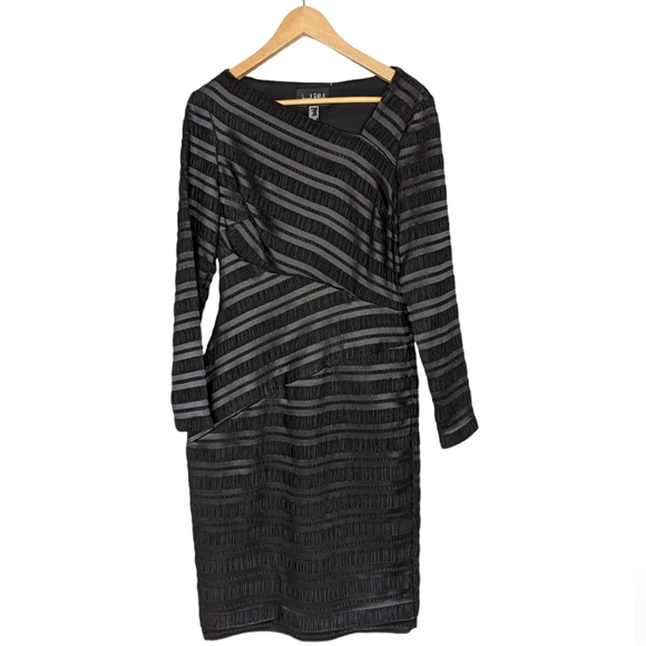 JOSEPH RIBKKOFF Black Textured Dress ~ NWT - Picture 3 of 10